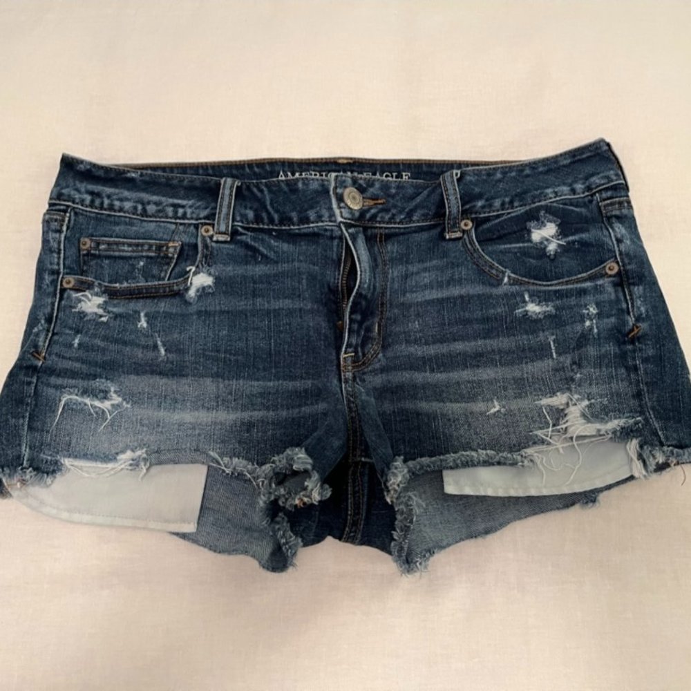 Stretch Denim Shorts